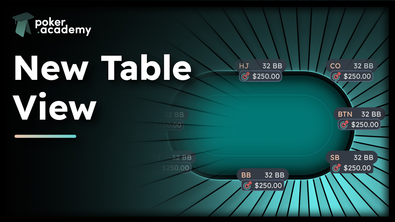 Update: New Table View in Preflop Charts