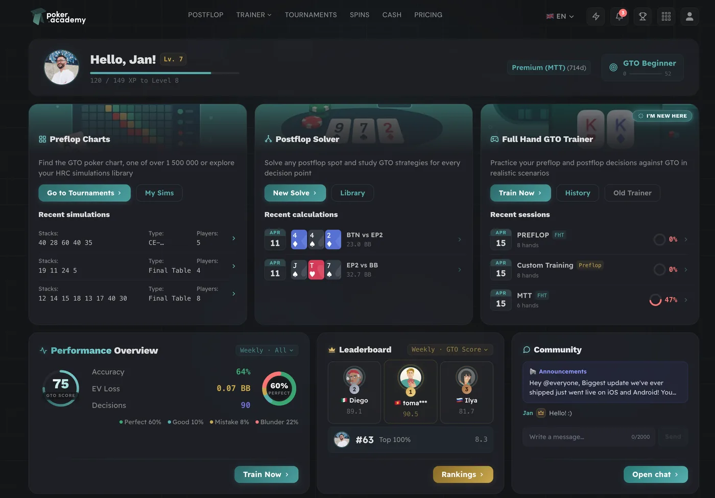 Dashboard showing tracked referrals and earnings