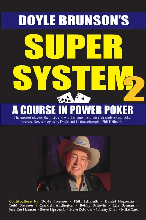 Cover of the Doyle Brunson's book - Super System